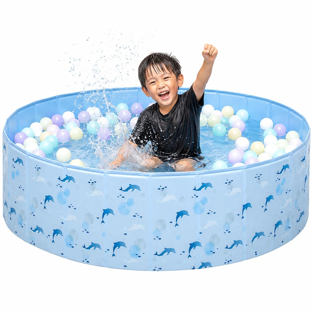 Amazon | プール 折りたたみ 空気入れ不要 【子供たちを笑顔にする
